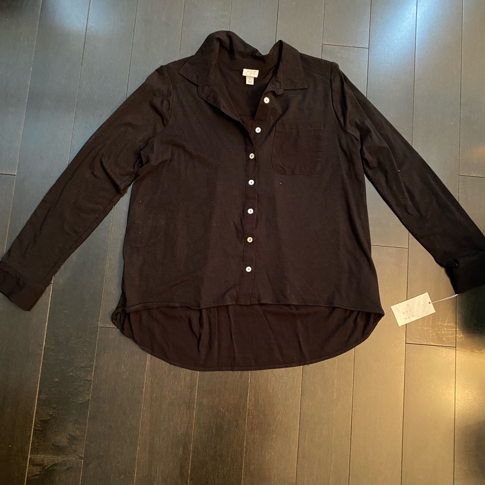 Black blouse NWT